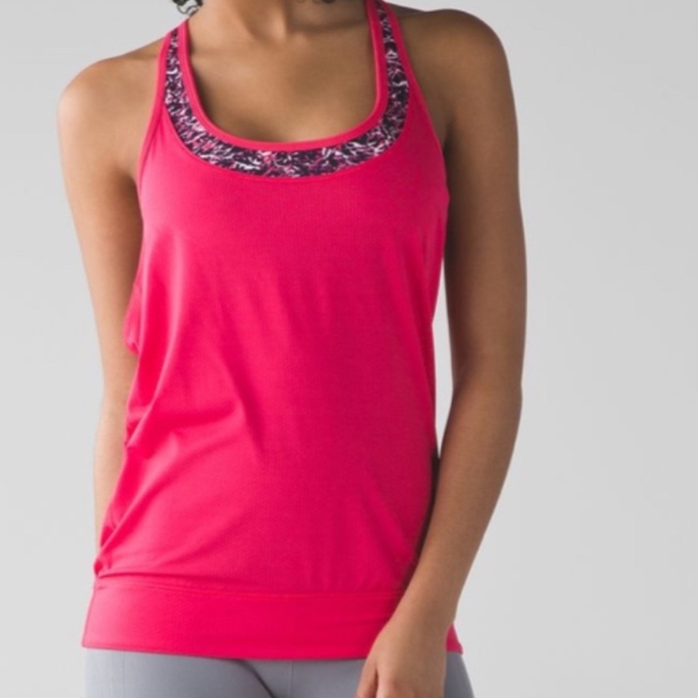 🌸 Lululemon Racerback Tank with Built-In Bra 🌸 - Picture 2 of 10